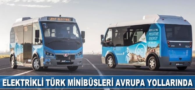 Elektrikli Türk minibüsleri Avrupa yollarında!