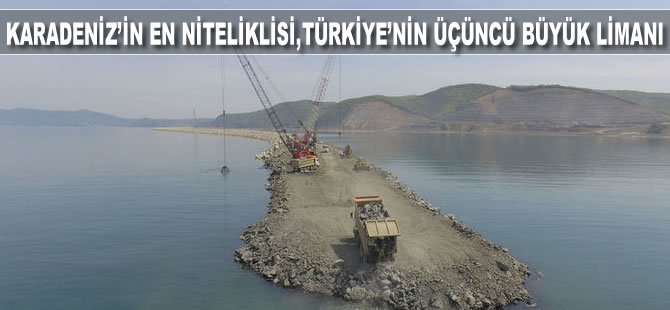 Türkiye’nin üç büyük limanından biri olan Filyos Limanı’nda sona doğru