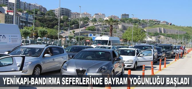 Yenikapı-Bandırma seferlerinde bayram yoğunluğu başladı