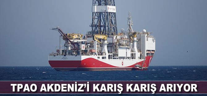 TPAO Akdeniz'i karış karış arıyor