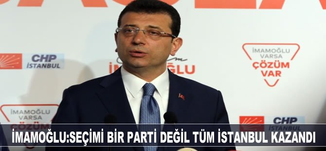 Ekrem İmamoğlu açıklama yapıyor