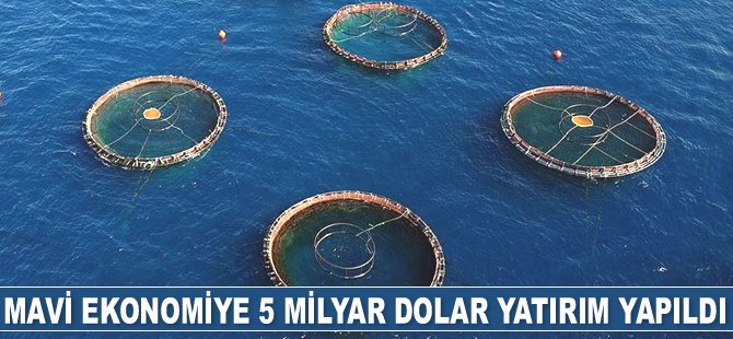 'Mavi Dünya' için mavi ekonomiye 5 milyar dolar yatırım yapıldı