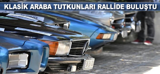 Klasik otomobil tutkunları rallide buluştu