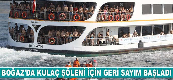 İstanbul Boğazı’nda kulaç şöleni için geri sayım başladı