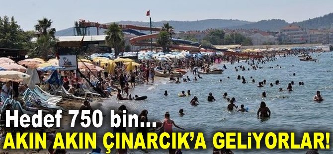 Akın akın Çınarcık'a geliyorlar! Hedef 750 bin...