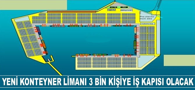 Mersin'e inşa edilecek 'Yeni Konteyner Limanı', 3 bin kişiye iş kapısı olacak