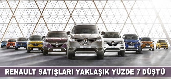 Renault Satışları Yaklaşık Yüzde 7 Düştü!