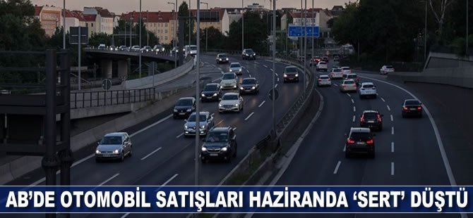 AB'de otomobil satışları haziranda 'sert' düştü