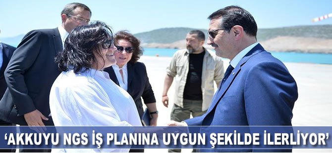 'Akkuyu NGS iş planına uygun şekilde ilerliyor'