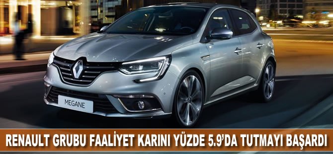 Renault Grubu faaliyet karını yüzde 5,9’da tutmayı başardı