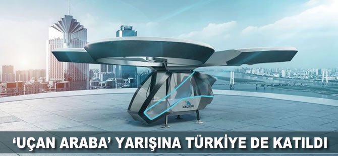 'Uçan araba' yarışına Türkiye de katıldı