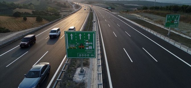 İstanbul-İzmir Otoyolu bayram trafiğini rahatlattı