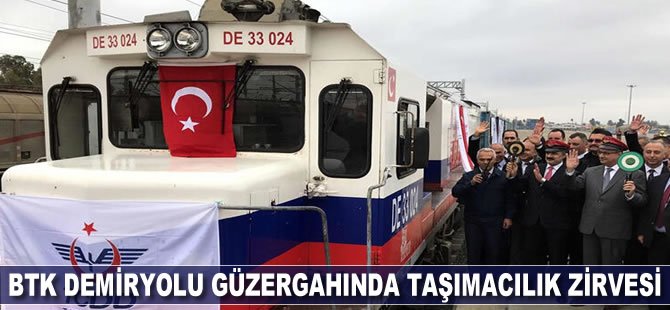 BTK demir yolu güzergahında taşımacılık zirvesi