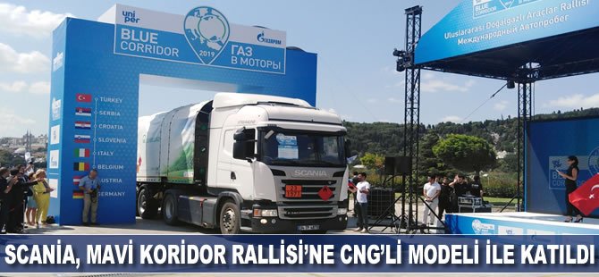 Scania, Mavi Koridor Rallisi’ne CNG’li Modeli ile katıldı