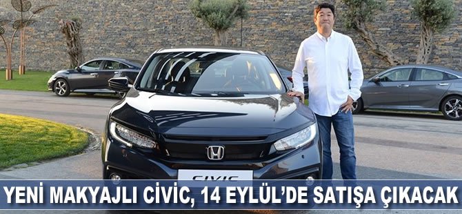 Yeni makyajlı Civic, 14 Eylül'de satışa çıkacak