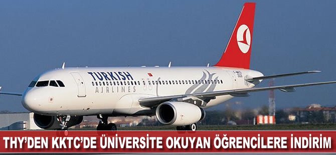 THY'den KKTC'de üniversite okuyan öğrencilere indirim