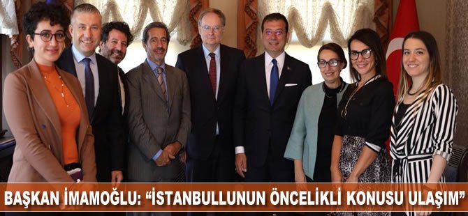 BAŞKAN İMAMOĞLU: “İSTANBULLUNUN ÖNCELİKLİ KONUSU ULAŞIM”