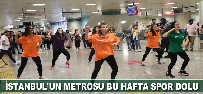 İSTANBUL’UN METROSU BU HAFTA SPOR DOLU