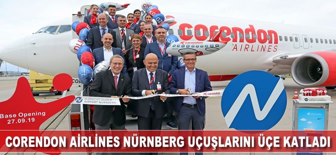 Corendon Airlines Nürnberg Uçuşlarını Üçe Katladı