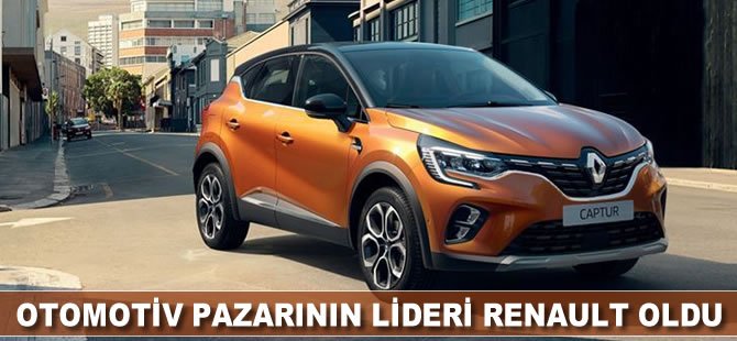 Otomotiv pazarının lideri Renault oldu