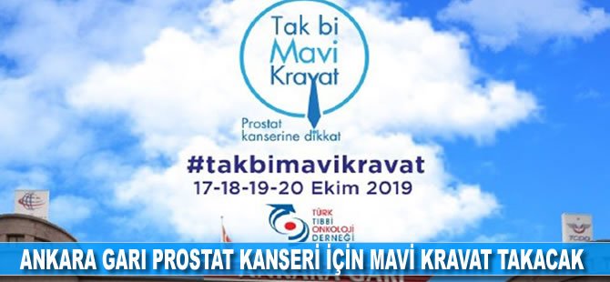 Ankara garı prostat kanseri için mavi kravat takacak