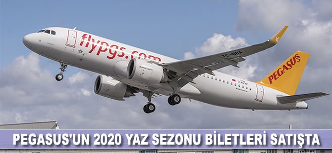 Pegasus'un 2020 yaz sezonu biletleri satışta