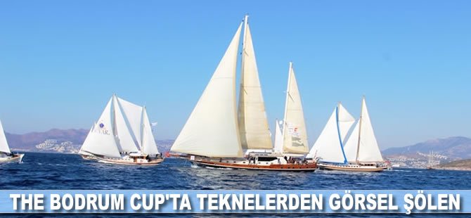 The Bodrum Cup’ta tekneler, denizde görsel şölen oluşturdu