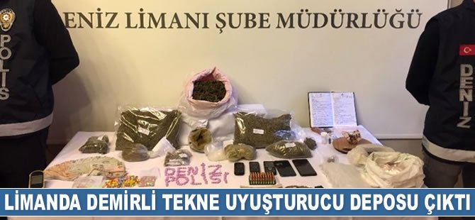 Yenikapı Limanı'nda demirli tekne uyuşturucu deposu çıktı