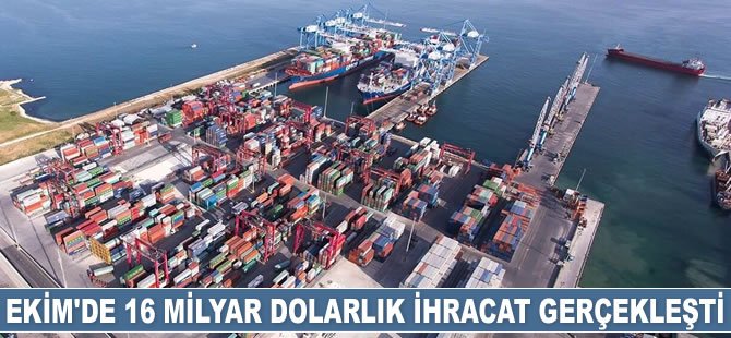 Ekim ayı ihracat rakamları açıklandı