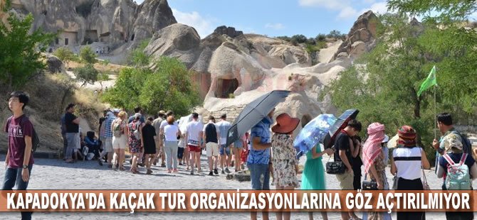 Kapadokya'da kaçak tur organizasyonlarına göz açtırılmıyor