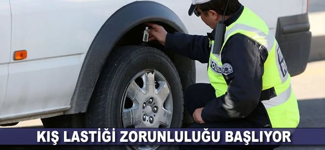 Kış lastiği zorunluluğu başlıyor