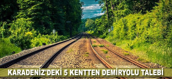 Karadeniz'deki 5 kentin esnaf ve sanatkar birliklerinden demiryolu talebi