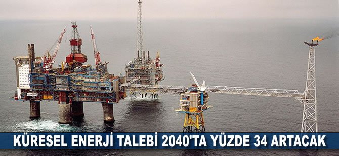 Küresel enerji talebi 2040'ta yüzde 34 artacak