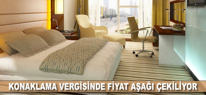 Konaklama vergisinde fiyat aşağı çekiliyor