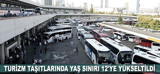 Turizm taşıtlarında yaş sınırı 12'ye yükseltildi