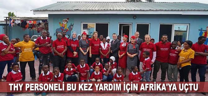 THY personeli bu kez yardım için Afrika'ya uçtu