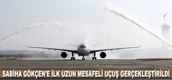 Sabiha Gökçen'e ilk uzun mesafeli uçuş gerçekleştirildi