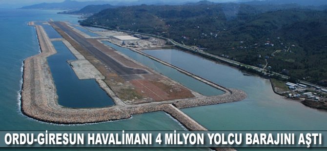 Ordu-Giresun Havalimanı 4 milyon yolcu barajını aştı