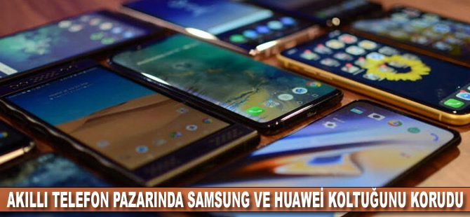 Akıllı telefon pazarında Samsung ve Huawei koltuğunu korudu