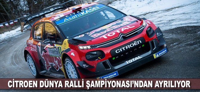 Citroen Dünya Ralli Şampiyonası’ndan ayrılıyor