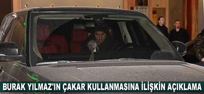 Emniyet Genel Müdürlüğünden Burak Yılmaz'ın çakar kullanmasına ilişkin açıklama