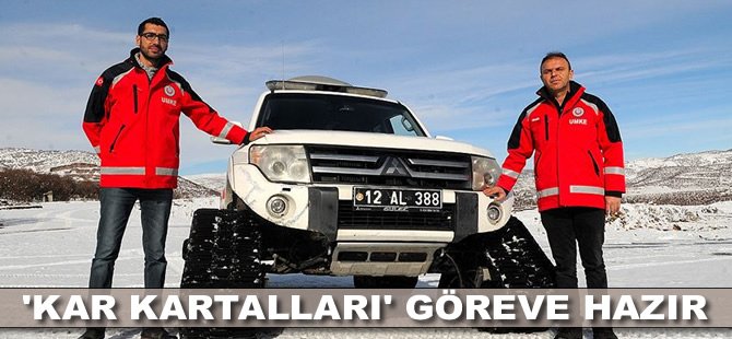 'Kar kartalları' göreve hazır