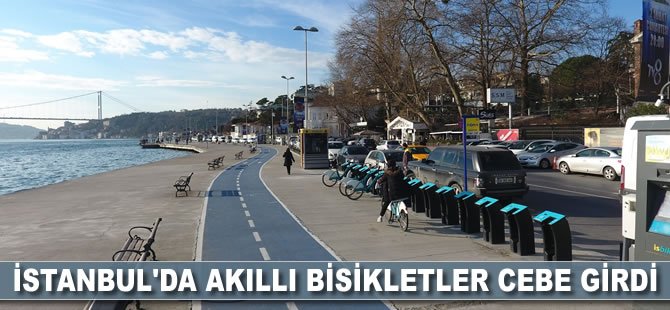 İstanbul'da akıllı bisikletler cebe girdi