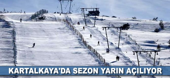 Kartalkaya'da sezon yarın açılıyor