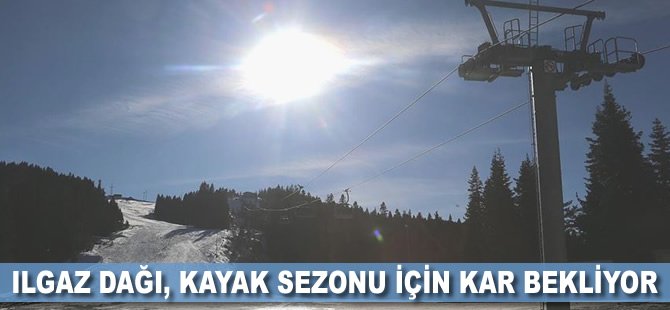 Ilgaz Dağı, kayak sezonu için kar bekliyor