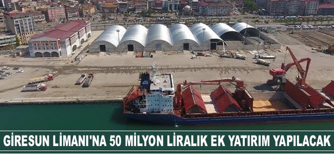 Giresun Limanı’na 2020’de 50 milyon liralık ek yatırım yapılacak