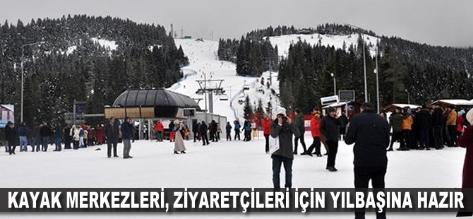 Kayak merkezleri yılbaşına hazır