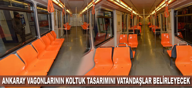 ANKARAY vagonlarının koltuk tasarımını vatandaşlar belirleyecek