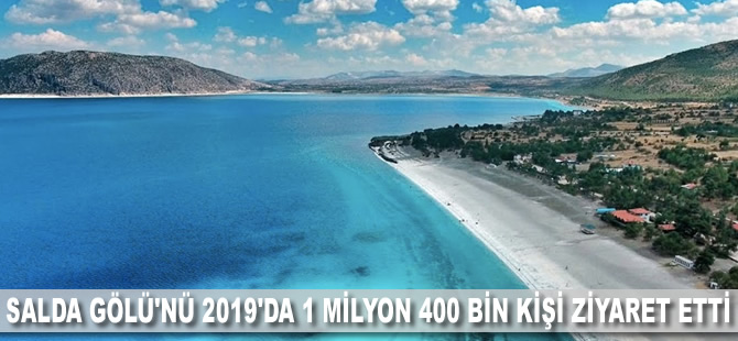 Salda Gölü'nü 2019'da 1 milyon 400 bin kişi ziyaret etti