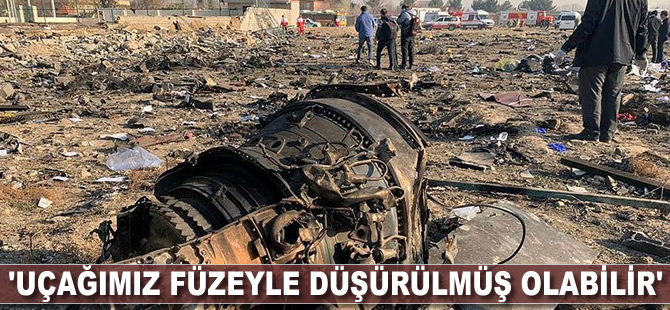 'Uçağımız füzeyle düşürülmüş olabilir'